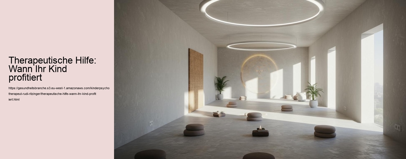 Therapeutische Hilfe: Wann Ihr Kind profitiert